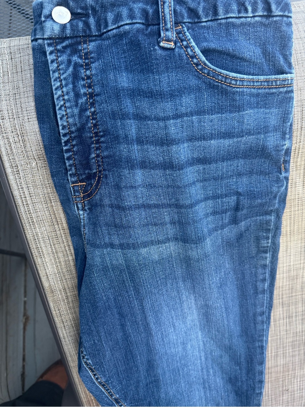 Women's Boot Cut Jeans in Medium Blue Denim